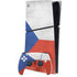 Czech Republic Flag Distressed PS5 Slim Digital Edition Console Skin