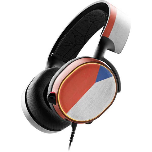 Czech Republic Flag Distressed SteelSeries Arctis 5 Skin