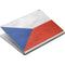 Czech Republic Flag Distressed Surface Book Skin