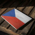 Czech Republic Flag Distressed Surface Laptop 2 Skin