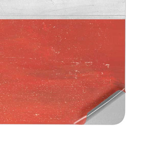 Czech Republic Flag Distressed Surface Laptop Studio Skin
