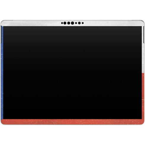 Czech Republic Flag Distressed Surface Pro 8 Skin