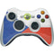 Czech Republic Flag Distressed Xbox 360 Wireless Controller Skin
