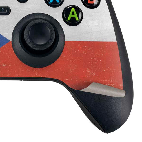 Czech Republic Flag Distressed Xbox Series X Bundle Skin