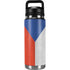 Czech Republic Flag Distressed YETI Rambler 26oz Bottle Skin