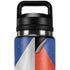 Czech Republic Flag Distressed YETI Rambler 26oz Bottle Skin