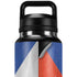 Czech Republic Flag Distressed YETI Rambler 36oz Bottle Skin
