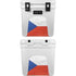 Czech Republic Flag Distressed YETI Roadie 24 Hard Cooler Skin