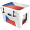Czech Republic Flag Distressed YETI Tundra 35 Hard Cooler Skin