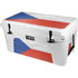 Czech Republic Flag Distressed YETI Tundra 65 Hard Cooler Skin