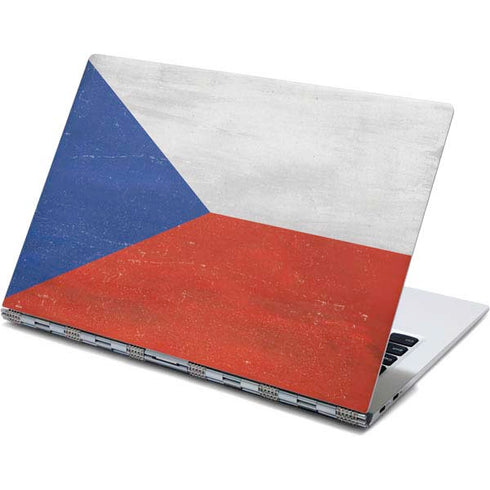 Czech Republic Flag Distressed Yoga 910 2-in-1 14in Touch-Screen Skin
