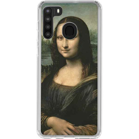 Leonardo da Vinci Mona Lisa Galaxy A21 Clear Case
