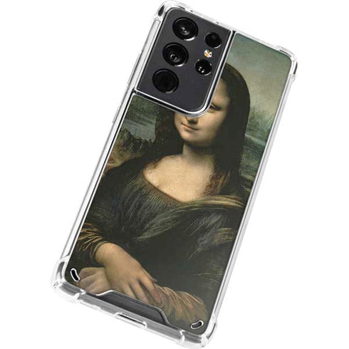 Leonardo da Vinci Mona Lisa Galaxy S21 Ultra 5G Clear Case