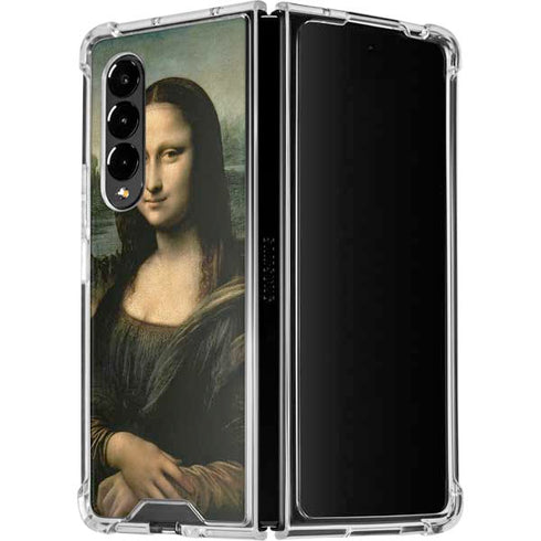 Leonardo da Vinci Mona Lisa Galaxy Z Fold4 5G Clear Case