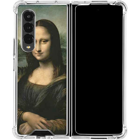 Leonardo da Vinci Mona Lisa Galaxy Z Fold4 5G Clear Case