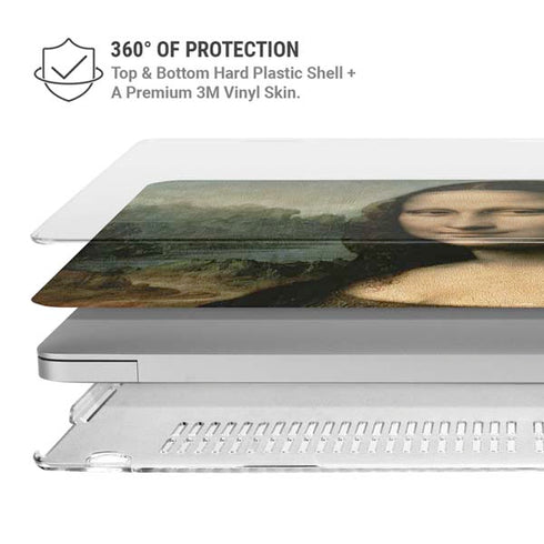 Leonardo da Vinci Mona Lisa MacBook Pro 13in (2020) Case plus Skin