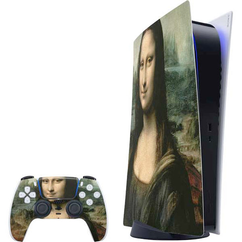 Leonardo da Vinci Mona Lisa PS5 Digital Edition Bundle Skin