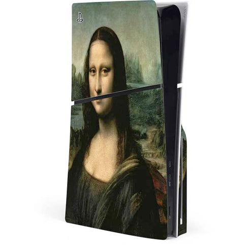 da Vinci - Mona Lisa by Da Vinci PS5 Slim Disk Console Skin