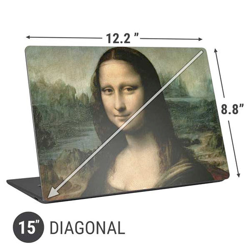 Leonardo da Vinci Mona Lisa Universal Laptop 15in (12.2 x 8.8in) Skin