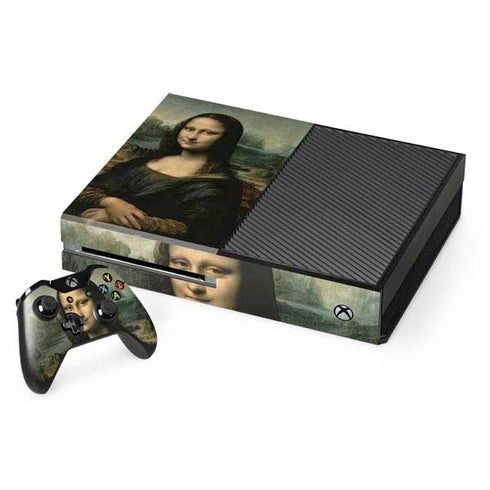 Leonardo da Vinci Mona Lisa Xbox One Console and Controller Bundle Skin