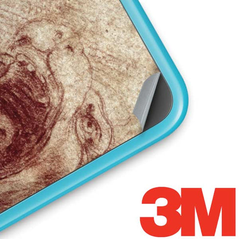 Leonardo da Vinci Sketch of a roaring lion Nintendo 2DS XL (2017) Skin