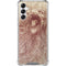 da Vinci - Sketch of a roaring lion by Da Vinci Galaxy A15 5G Clear Case