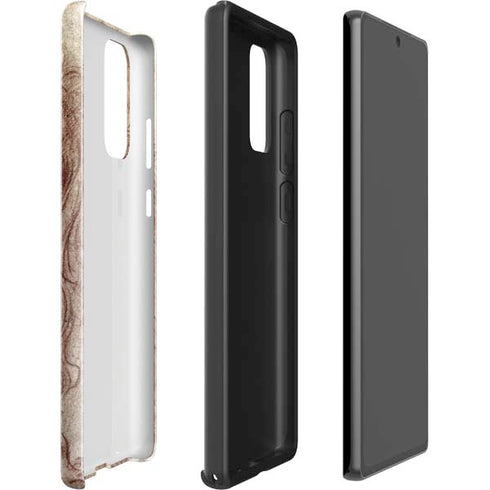 Leonardo da Vinci Sketch of a roaring lion Galaxy Note20 5G Pro Case