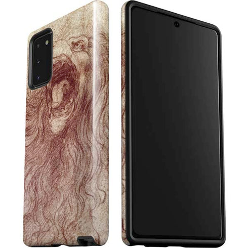 Leonardo da Vinci Sketch of a roaring lion Galaxy Note20 5G Pro Case