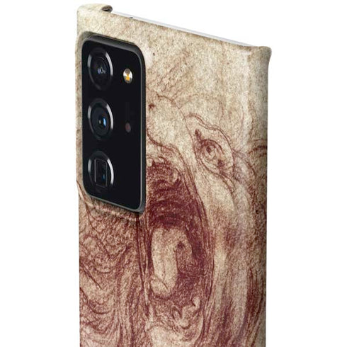 Leonardo da Vinci Sketch of a roaring lion Galaxy Note20 Ultra 5G Lite Case