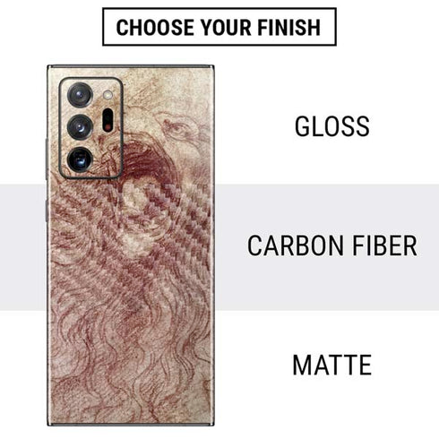 Leonardo da Vinci Sketch of a roaring lion Galaxy Note20 Ultra 5G Skin