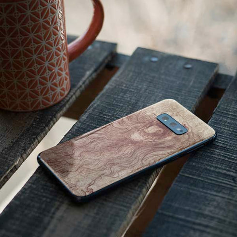 Leonardo da Vinci Sketch of a roaring lion Galaxy S10e Skin