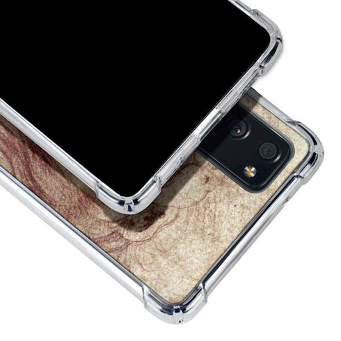 Leonardo da Vinci Sketch of a roaring lion Galaxy S20 FE Clear Case