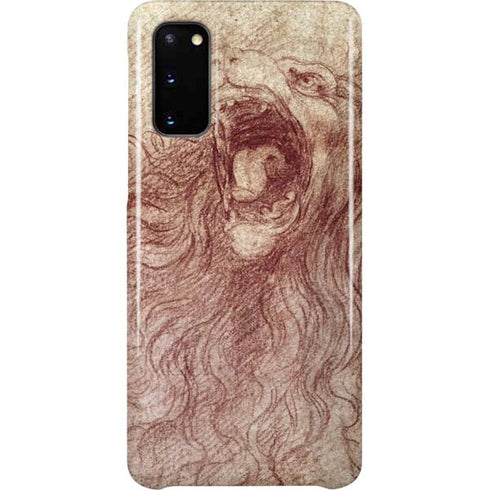 Leonardo da Vinci Sketch of a roaring lion Galaxy S20 Lite Case