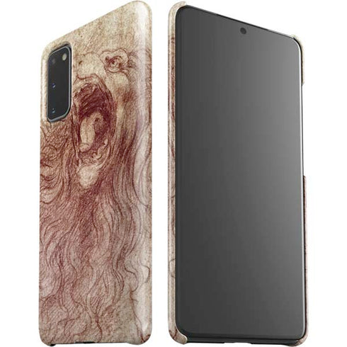 Leonardo da Vinci Sketch of a roaring lion Galaxy S20 Lite Case