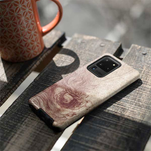 Leonardo da Vinci Sketch of a roaring lion Galaxy S20 Ultra 5G Pro Case