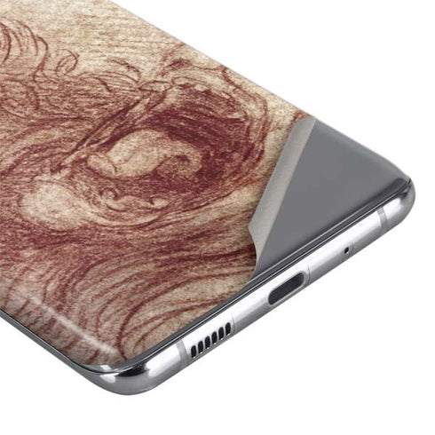 Leonardo da Vinci Sketch of a roaring lion Galaxy S20 Ultra 5G Skin
