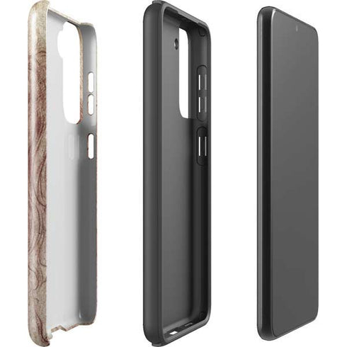 Leonardo da Vinci Sketch of a roaring lion Galaxy S21 FE Pro Case