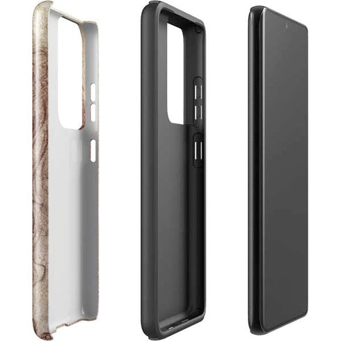 Leonardo da Vinci Sketch of a roaring lion Galaxy S21 Ultra 5G Pro Case