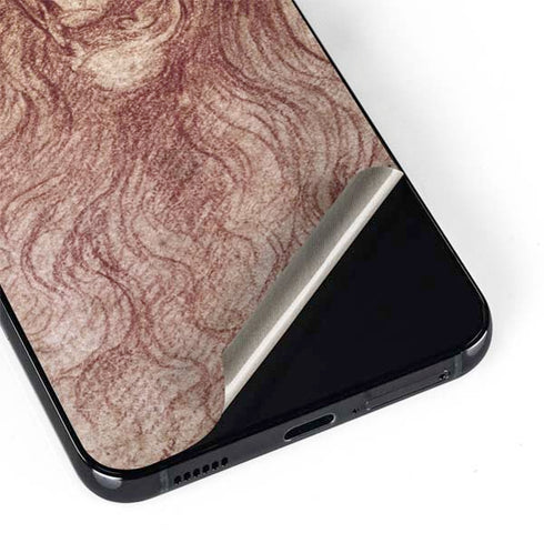 Leonardo da Vinci Sketch of a roaring lion Galaxy S22 Plus Skin