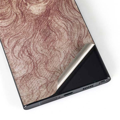 Leonardo da Vinci Sketch of a roaring lion Galaxy S22 Ultra Skin