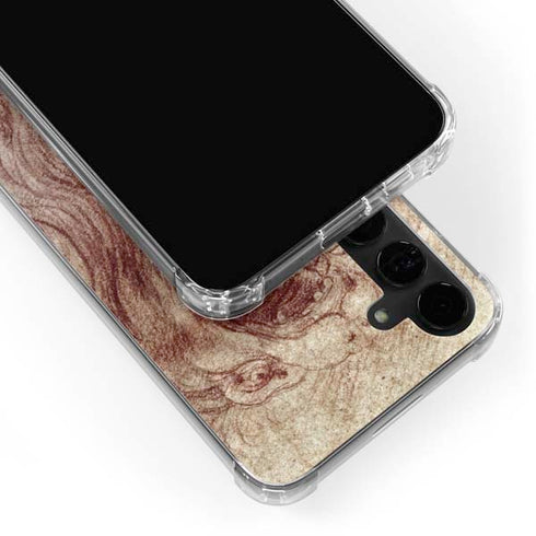 da Vinci - Sketch of a roaring lion by Da Vinci Galaxy S24 Plus Clear Case