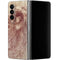 Leonardo da Vinci Sketch of a roaring lion Galaxy Z Fold4 5G Skin
