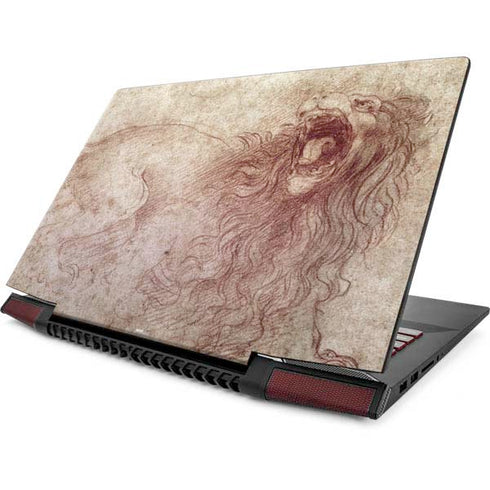 Leonardo da Vinci Sketch of a roaring lion Lenovo IdeaPad Skin