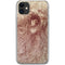 da Vinci - Sketch of a roaring lion by Da Vinci iPhone 11 Clear Case