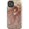 Leonardo da Vinci Sketch of a roaring lion iPhone 11 Impact Case