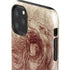Leonardo da Vinci Sketch of a roaring lion iPhone 11 Pro Max Impact Case