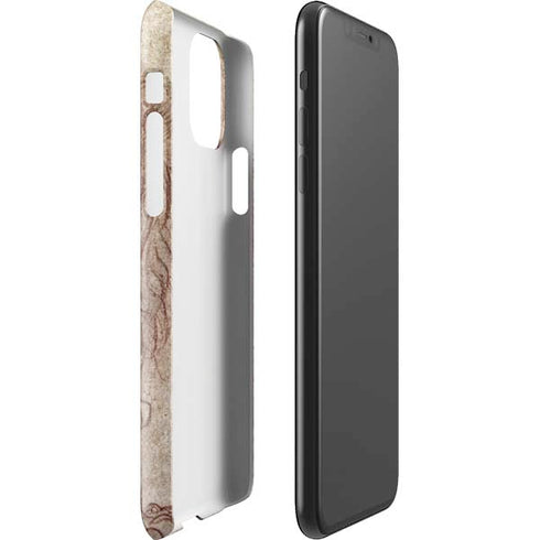 Leonardo da Vinci Sketch of a roaring lion iPhone 11 Pro Max Lite Case