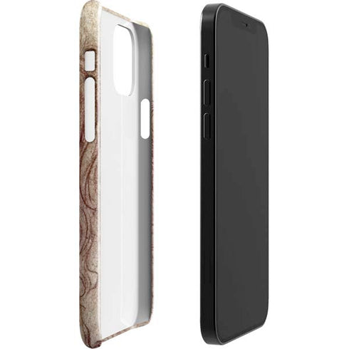 Leonardo da Vinci Sketch of a roaring lion iPhone 12 Mini Lite Case