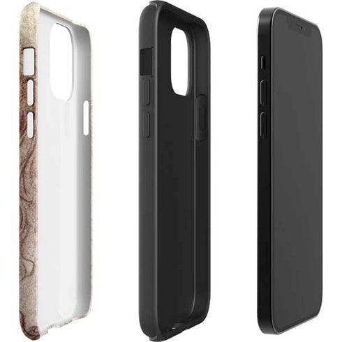 Leonardo da Vinci Sketch of a roaring lion iPhone 12 Pro Max Impact Case