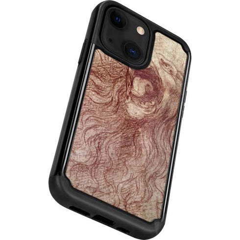 Leonardo da Vinci Sketch of a roaring lion iPhone 13 Cargo Case